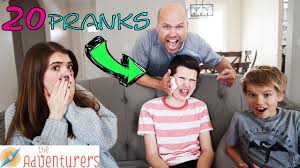 20 Pranks To Pull In 2020 I That Youtub3 Family The Adventurers Youtube