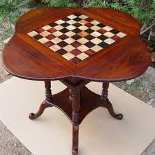 Solid Wood Round Card Chess Checkers Game Board Table Sale Table Games Sale Table Rustic Dining Table Set