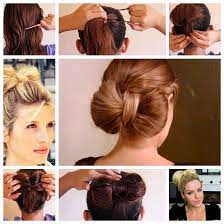 Wonderful Super Easy Bow Bun For Short Hair Style Easy Bun Hairstyles Bun Hairstyles Bow Hairstyle