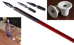 L Equipement D Ecriture Plume Porte Plume Encrier Et La Bouteille D Encre Stylo Plume Plume Sergent Major Porte Plume