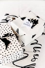 Black And White Christmas Wrapping Paper Black And White Diy Wrapping Paper Gift Wrapping Christmas Gift Wrapping Gifts