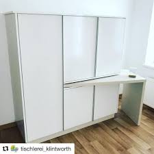 Buroschrank Mit Schreibtisch Schrankwand Wohnzimmerschranke Moderner Stauraum