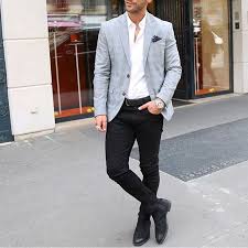 Black Blazer With Jeans Men Instagram Photo By Royal Fashionist May 31 2016 At 8 54pm Utc Ropa Elegante Hombre Vestir Casual Hombre Ropa De Hombre Casual Elegante