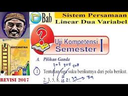 Jawaban matematika kelas 8 semester 1 halaman 127 sampai 129. Uji Kompetensi Semester 1 Matematika Kelas 8 Masnurul