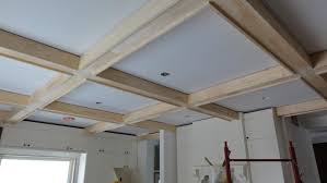 Design Ideas Tips And Techniques For A Unique Coffered Ceiling In Kitchens Living Rooms Basements And More Home Ceiling Coffered Ceiling Simple Bathroom