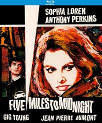 Amazon.com: Five Miles to Midnight : Sophia Loren, Anthony Perkins, Gig  Young, Anatole Litvak: Movies & TV