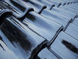 Whilst other paint companies and terracotta roof restoration businesses shy away from. Hd Wallpaper Black Painted Roof Singles Roofing Tiles House Roof Weather Protection Wallpaper Flare