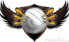Volleyball clipart image in a vector format available for download. Eagles Volleyball Logo Google Search Bola Voli Gambar Pensil Gambar