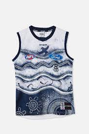 Geelong cats 2020 men's indigenous guernsey designed by quinton narkle #19 design elements. 2021 Geelong Mens Indigenous Guernsey City Sports F1