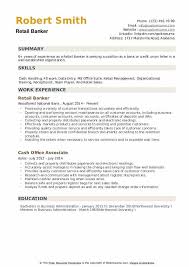 retail banker resume samples qwikresume