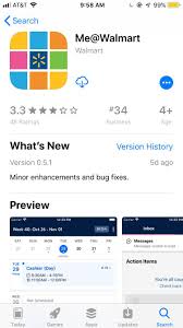 I seem to have trouble with signing into the app. So There S This New App Called Me Walmart It S Basically A Schedule App Where You Can View Your Schedule The Feature I Love On The App Is If Your Schedule Gets