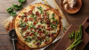 Bacon Alfredo Pizza Recipe Recipes Alfredo Pizza Diy Food Recipes