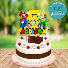 Great savings & free delivery / collection on many items. Super Mario Printable Digital File Cake Topper Instant Download Mario Birthday Cake Super Mario Cake Super Mario Birthday Party