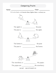 Printable Primary Math Worksheet Measurement Lesson Plans Kindergarten Math Lesson Plans Free Math Worksheets