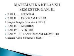 Satuan volume dan debit latihan soal bab. Matematika Kelas Xii Semester Ganjil Ppt Download