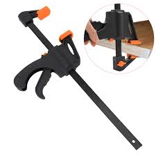 While not being quite as heavy duty as the steel clamps. 4 Inch Woodworking Bar Clamp Quick Ratchet Release Speed Squeeze Hand Tools Bar Clamps