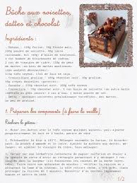 Recette Buche De Noel Aux Noisettes Dattes Et Chocolat Page 1 Gateaux Et Desserts Dattes Dessert
