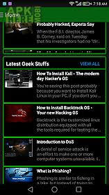 Popularnews.page.link/apk hello everyone this is an android news app. Geek App Hacking Tutorial News For Android Free Download At Apk Here Store Apktidy Com