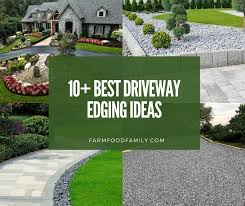 The classic brick is aesthetically pleasing and comes in a wide range of hues, shapes. 10 Cheap Driveway Edging Concepts Designs Gravel Asphalt The Pro Garden