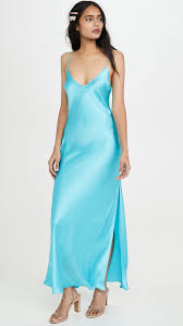 Dannijo Mossy Slip Dress In 2020 Silk Dress Inspiration Slip Dress Casual Silk Dresses