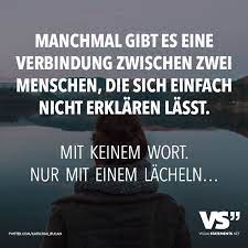 Das erwartet sie seelenverwandte erkennen: Manchmal Gibt Es Eine Verbindung Zwischen Zwei Menschen Die Sich Einfach Nicht Erklaren Lasst Mit Keinem Wort Nur Mit Einem Lacheln Visual Statements Tiefsinnige Spruche Weisheiten Spruche Nachdenkliche Spruche