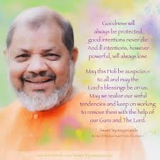 Goodness will always be protected, good intentions never die. And ill  intentions, however powerful, will always lose. May this #Holi be  auspicious to all and may the Lord's blessings be