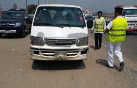 اخبار مصر صور المرور يشن حملات توعية ضد حوادث الطرق الناتجة عن إهمال صيانة السيارت Accident Story Egypt