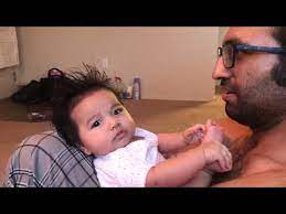 She can sit, roll, and eat bananas now. Chindian Baby Daddy S Girl Youtube