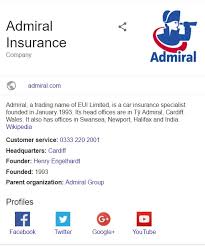 Top 5 reinsurers for admiral insurance co. Admiral Customer Service Contact Numbers Helpline 0333 220 2000
