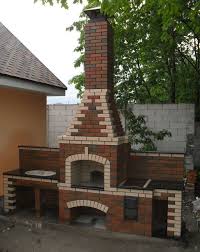 печь для барбекю с печью для казана и коптильней Stroim Barbekyu Kaminy Mangaly Pechnye Sadovye Kompleksy Iz Kirpicha Postroim Pech Otopitelnuyu Otopitelno Varo Ulichnye Kaminy Dvor V Stile Modern Barbekyu