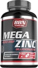 Cink tablete v obliki kelata, ki omogoča maksimalno absorbcijo, s čimer se doseže visoka biorazpoložljivost. Mega Cink Tablete 150 Tabl Best Body Nutrition Hardcore Vitalabo Spletna Trgovina