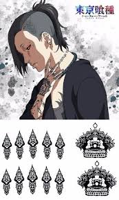 20 things about tokyo ghoul unique eyes uta. New Tokyo Ghoul Ghouls Japan Anime Uta Cosplay Tattoo Sticker Manga 470 Tokyo Ghoul Uta Tattoo Tokyo Ghoul Uta Tokyo Ghoul Cosplay