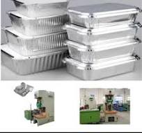 disposable airline aluminum foil container making machine