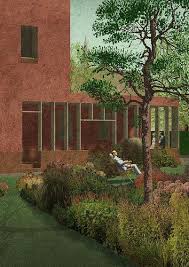 Outer City Settlement Reassessing The Suburban Situation Of Hampstead Garden Suburb By Amy Perkins Som Winner 2013 Architecture Drawing Architecture Collage Architecture Illustration