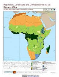 Free political, physical and outline maps of africa and individual country maps. Maps Population Landscape And Climate Estimates Place V3 Sedac