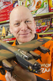 Shropshire models fan Simon takes command of his dream job