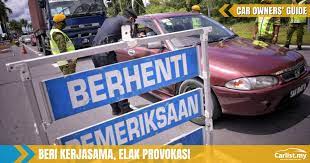 Pendidikan moral kod kertas : Sekatan Jalan Raya Ketahui Hak Anda Ketika Ditahan Polis Car Owners Guides Carlist My