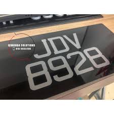 This is the page to showcase the single digits number plates in malaysia which became the. Car Number Plate With 2d Effect Custom Made Qs5 Shopee Malaysia