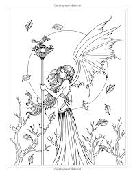 Dark fantasy coloring book 2019 (volume 1) features. Printable Gothic Fairy Coloring Pages Novocom Top