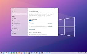 Remote desktop protocol (rdp) has been a feature of windows since the xp pro days. How To Enable Remote Desktop On Windows 10 Pureinfotech