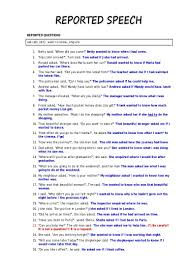 Reported Speech Poisk V Google Reported Speech Direct And Indirect Speech English Grammar
