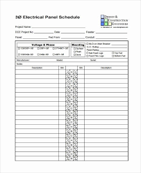 Com dce project no date fed from. Breaker Box Label Template Fresh 8 Panel Schedule Templates Label Templates Schedule Template Breaker Panel