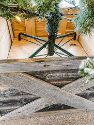 Christmas Tree Hack Make Your Tree Taller In 2020 Cool Christmas Trees Christmas Tree Diy Crafts How To Make