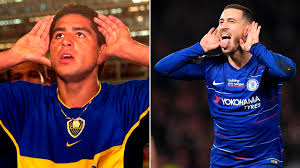 Anunció que riquelme estaba vendido a barcelona en 26 millones de dólares, número récord para el fútbol argentino. Eden Hazard Metio Un Golazo Y Homenajeo El Festejo Del Topo Gigio De Juan Roman Riquelme Infobae