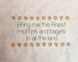 Shop from 4,000 patterns & kits. Fo A West Wing Quote For My So With Simple Backstitch Alphabet And Improvised Baked Goods Crossstitch