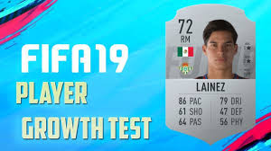 El 21 de julio de 2018; Fifa 19 Diego Lainez 3 1 Upgrade Growth Test Youtube