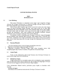 Artikel ini sengaja muncul lagi dengan perubahan pembelajaran yang diperlukan. Doc Contoh Proposal Proyek Rozadila Rozadila Academia Edu