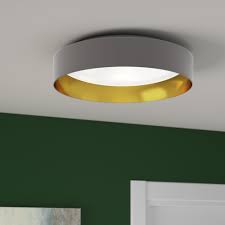 Many of our flush mount ceiling lights allow you to choose a matching light shade separately, giving you the flexibility to match a light fixture to your home's unique style. Wade Logan Newville 1 Light 16 Shaded Drum Led Flush Mount Reviews Wayfair