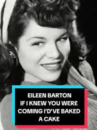 Eileen Barton: If I Knew You Were Coming