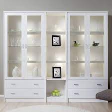 regal display cabinet with lighting display cabinet design display cabinet modern crockery unit design